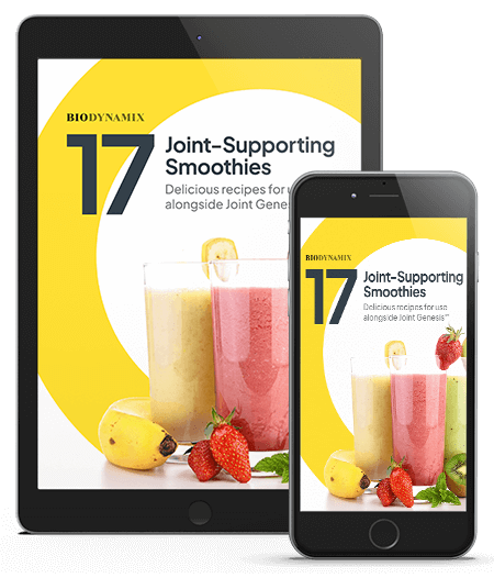 BONUS #1 — 17 Joint-Supporting Smoothies — free digital bonus with Joint Genesis